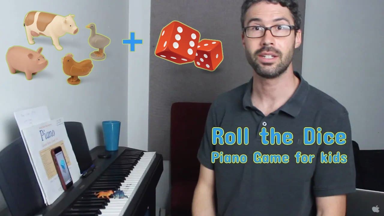 How to teach music to kids - a fun piano game taught by Elijah