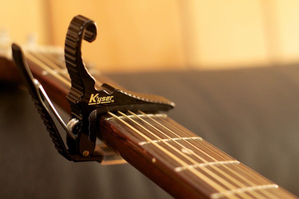 Capo to help you find the right key for easy guitar songs to play and sing