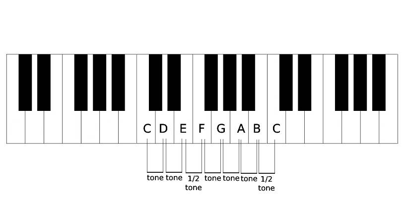 Ukulele Music Theory. The distance between the notes in a major scale.